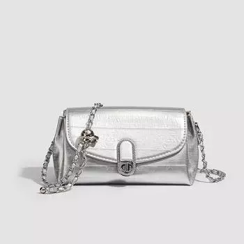 Летняя сумка через плечо на одно плечо, нишевый дизайн, высококачественная модная, простая, универсальная, маленькая квадратная сумка чёрный