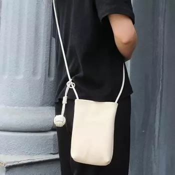 Летняя сумка для мобильного телефона, летняя сумка через плечо Niche из коровьей кожи, женская сумка через одно плечо для мобильного телефона белый
