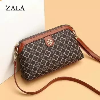 Летняя сумка для телефона, маленькая сумка на плечо, женская универсальная повседневная сумка через плечо из искусственной кожи с верхним слоем для женщин 24x7x16cm бежевый