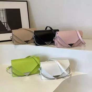 Летняя свежая и простая популярная маленькая квадратная сумка, новый нишевый дизайн, цепочка через плечо, женская сумка, модная сумка через плечо для женщин