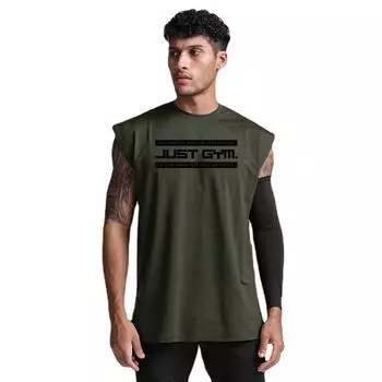 Летняя свободная сетчатая майка для бодибилдинга Do The Work, быстросохнущая футболка с круглым вырезом и принтом для бодибилдинга и фитнеса, 5 цветов M чёрный