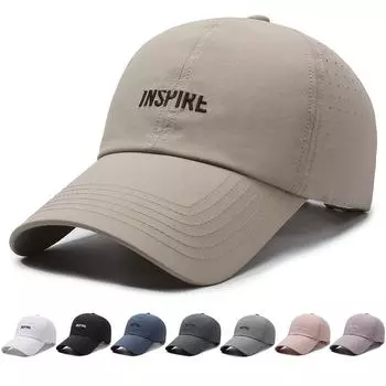 Летняя тонкая быстросохнущая кепка для мужчин и женщин, солнцезащитная кепка, дышащая бейсболка, солнцезащитная шляпа темно-серого