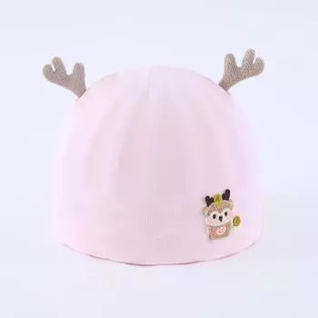 Летняя тонкая дышащая детская шапочка для плода Детская шапочка для новорожденного без косточек Шапочка класса А с галогенной защитой для новорожденного розовый