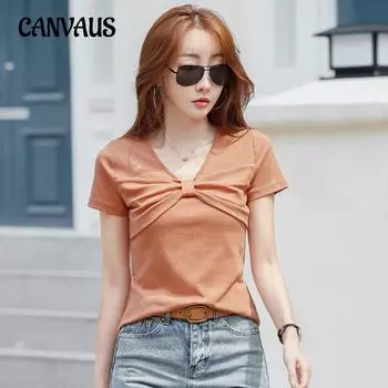 Летняя тонкая футболка с круглым вырезом, пуловер, женские топы с короткими рукавами S белый