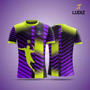 Летняя ультратонкая дышащая мужская футболка для бега, женская футболка для бадминтона с короткими рукавами, быстросохнущая футболка большого размера для мальчиков 3XL