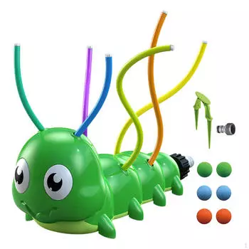 Летняя уличная игрушка-разбрызгиватель, гусеница, водная игрушка для мальчиков и девочек, сад, патио, пляж