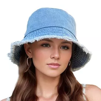 Летняя уличная шляпа рыбака с защитой от УФ-лучей, широкополая шляпа, модная трендовая шляпа в стиле ковбоя с большими полями, солнцезащитная кепка