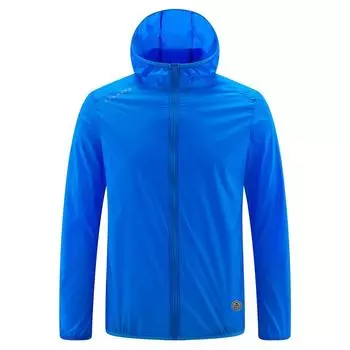 Летняя унисекс модная однотонная тонкая куртка на молнии с капюшоном и солнцезащитным козырьком XXL