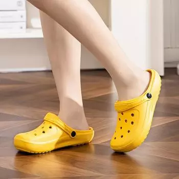 Летняя утолщенная садовая обувь для мужчин и женщин, обувь для дрифта, пляжная обувь, сабо, сандалии на платформе 40