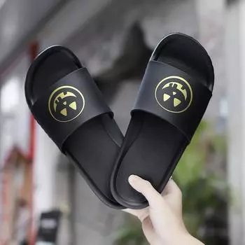 Летняя верхняя одежда, модные модные нескользящие тапочки с мягкой подошвой, мужские тапочки 38 белый