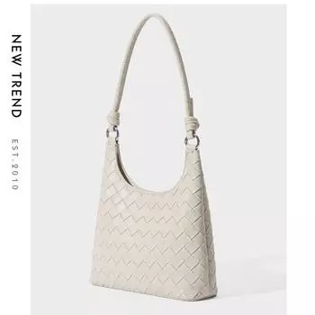 Летняя винтажная маленькая сумка женская модная повседневная женская сумка на плечо, текстура, универсальная сумка подмышкой абрикосовый