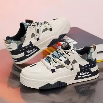 Летняя вращающаяся резинка для ног с кнопками, мужская повседневная обувь для сноуборда, толстая подошва, увеличивающая высоту, спортивная мужская обувь 39