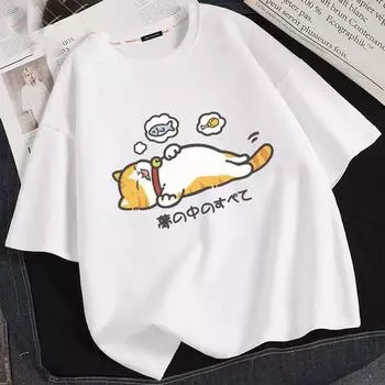 Летняя забавная женская футболка с 3D принтом, свободная футболка с короткими рукавами для мужчин и женщин, свободная футболка с короткими рукавами для пары, топ Y2k