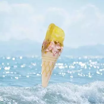 Летняя заколка для волос Juice Cocktail Blue Acetic Acid Shark Clip Ice Cream Acetate Hair Claw Daily D