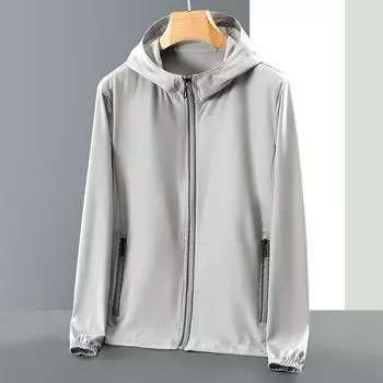 Летняя защита от солнца мужская напечатанная тонкая спортивная одежда для активного отдыха быстросохнущая приятная для кожи одежда для рыбалки 6XL белый