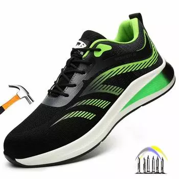 Летняя защитная обувь для мужчин, легкая рабочая обувь, устойчивые к проколам защитные кроссовки, мужская защитная рабочая обувь для женщин, рабочие ботинки 37
