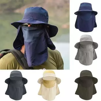 Летняя защитная шапка-ведро-кепка-буни, однотонная рыбацкая шапка бежевый