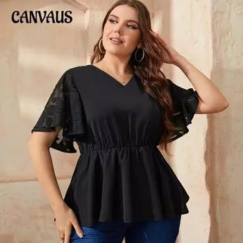 Летняя женская футболка большого размера, женские модные свободные тонкие топы с короткими рукавами