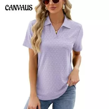 Летняя женская футболка, новая однотонная футболка с карманом и отворотом, свободный топ с коротким рукавом S белый