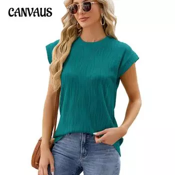 Летняя женская футболка, новая однотонная свободная футболка с круглым вырезом и короткими рукавами, топы S белый