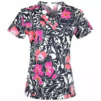 Летняя женская футболка оверсайз с 3D принтом, имитирующая медицинскую одежду, топ с короткими рукавами XS