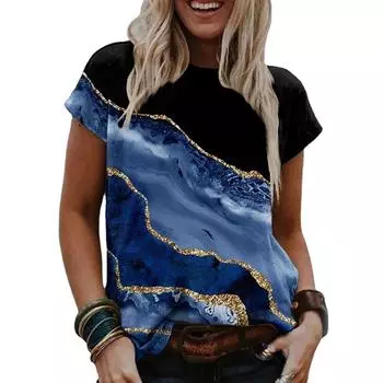 Летняя женская футболка с 3d-принтом «Очень странные дела», модный принт, абстрактный стиль, женская одежда, уличная одежда Harajuku Y2k, 2023 Asian SizeXL