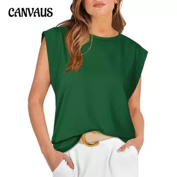 Летняя женская футболка с круглым вырезом, свободная футболка с коротким рукавом, полосатый топ, жилет S белый