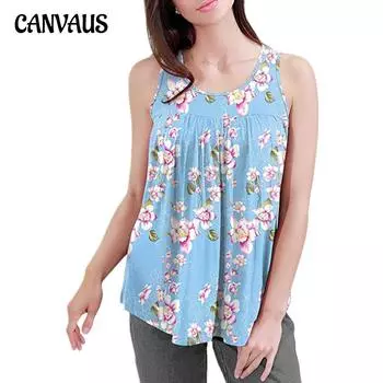 Летняя женская футболка с принтом и круглым вырезом, плиссированный жилет без рукавов, женские топы, футболка 5XL белый