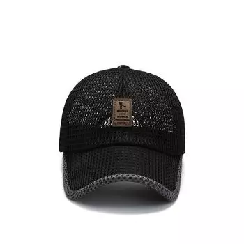 Летняя женская и мужская сетчатая бейсбольная кепка с полями в стиле пэчворк, бейсболка с этикеткой Snapback, уличная дышащая бейсбольная кепка в стиле хип-хоп Adjustable белый