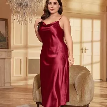 Летняя женская ночная рубашка с лямкой размера плюс, сексуальное платье, свободная повседневная домашняя одежда, тонкие модные домашние платья для сна с принтом 1XL