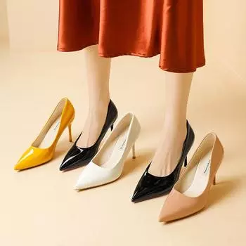 Летняя женская обувь. Новые женские туфли. Свадебные туфли с блестками. Открытая обувь для документальных фильмов. Темпераментная весна с острым носком. 34