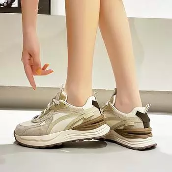 Летняя женская обувь с толстой подошвой из сетки, новая универсальная спортивная и повседневная обувь, кроссовки для бега и спорта, универсальная обувь 34-40 34 чёрный