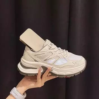 Летняя женская обувь в стиле ретро, сетчатые дышащие легкие кроссовки для женщин, повседневная спортивная обувь на платформе для бега, женская 35