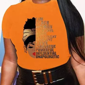 Летняя женская простая модная базовая рубашка с буквенным принтом из чистого хлопка, свободные женские футболки с короткими рукавами, женская S