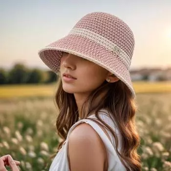 Летняя женская рыбацкая шляпа, защита от солнца, анти-УФ-складная соломенная шляпа, декор в виде букв, дышащая портативная Кемпинг, пляж, путешествия, садоводство, солнцезащитная кепка бежевый