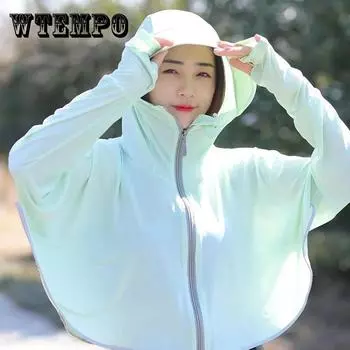 Летняя женская солнцезащитная одежда средней длины, корейская студенческая свободная солнцезащитная одежда, тонкое пальто с защитой от ультрафиолета L