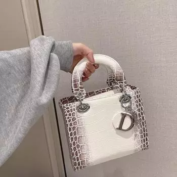 Летняя женская сумка на одно плечо, сумка через плечо, ручная, повседневная, универсальная, модная, высокого класса, сумка Daifei бежевый