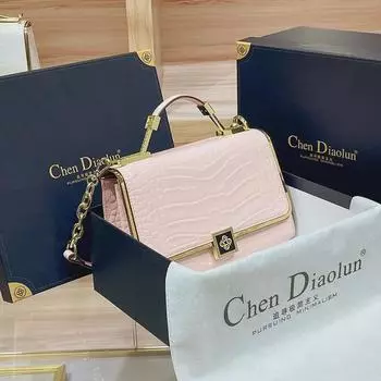 Летняя женская сумка ручной работы из натуральной кожи через плечо и через плечо 2024 года — легкая роскошь, стиль для поездок на работу 24CM*9CM*15CM розовый