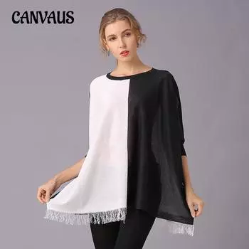 Летняя женская вязаная футболка с круглым вырезом и рукавами «летучая мышь», свободная одежда больших размеров, трикотаж «Битва цветов» One Size