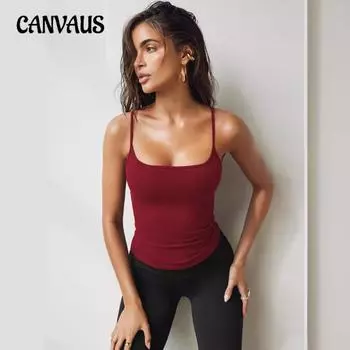 Летняя женская вязаная майка для похудения на бретельках XS чёрный