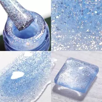 Лето 2021, новый лак для ногтей, 9 цветов, русалка, мышечная сетка, красная русалка Jizhu, яркие пайетки, Fairy Flash Lasting