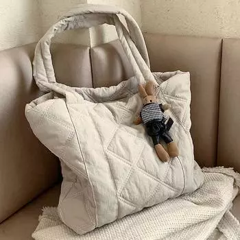 Лето 2023, нейлоновые сумки на плечо для женщин, большие женские сумки-шопперы, мягкая сумка через плечо для покупок, высокое качество Only bag чёрный