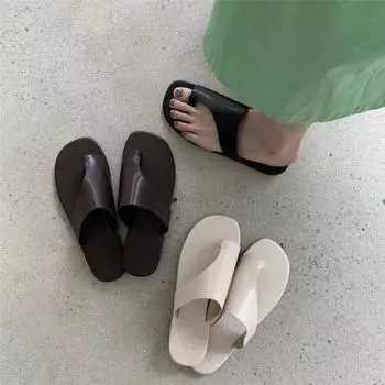 Лето 2024 г., женские тапочки с открытым носком и сандалии из кожи, шлепанцы, пляжные шлепанцы, черные туфли, сандалии H Vip Casual 35