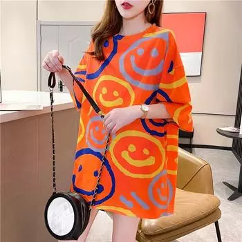 2024 летние женские забавные принты футболки большого размера с рисунком белые черные топы y2k модные футболки унисекс больших размеров harajuku streetwear one size