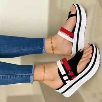 Лето 2024, новые остроконечные босоножки и остроконечные сандалии, женская обувь с круглым носком, женская обувь, дизайнерские сандалии, женские тапочки 35 чёрный