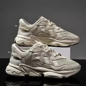 Лето 2025 года, мужские дышащие ретро-кроссовки для папы: Модные кроссовки для бега через границу. 41