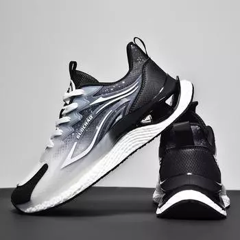 Лето 2025 года, новые универсальные кроссовки с низким верхом, модные мужские дышащие спортивные туфли, легкие, износостойкие, на толстой подошве, повседневные туфли 36