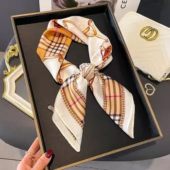 Лето 70 Маленькие квадратные шарфы Женские декоративные подарки Декоративные шарфы Печатные шелковые шарфы 70*70cm