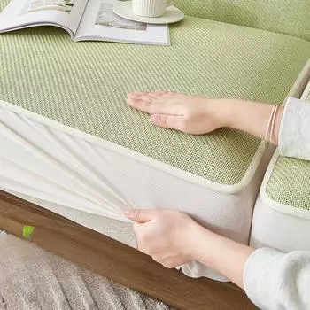 Лето Лето Лето Коврик Охлаждающий чехол для дивана из ротанга Универсальный универсальный нескользящий эластичный диван-ткань Подушка для дивана Императорская наложница Три сиденья 60*60