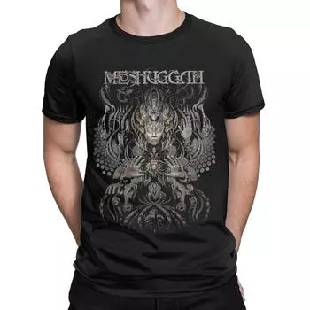 Лето Meshuggah Hands Of Msgh Мужские и женские футболки Одежда Винтажные футболки Футболки Чистый хлопок Подарочная одежда S чёрный